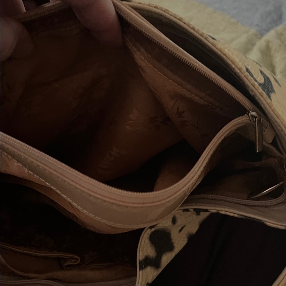 Leather Snakeskin Pattern Shoulder Bag - Picture 5 of 7
